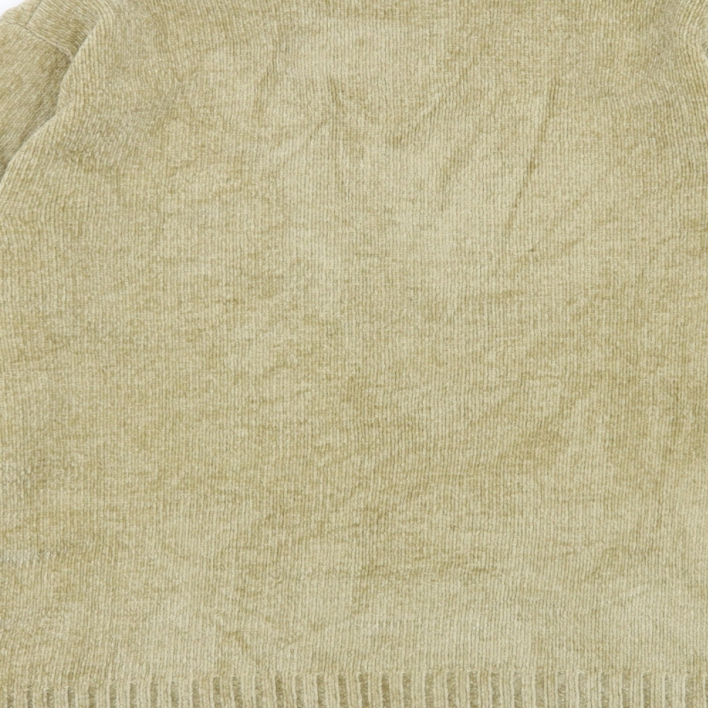 River Island Mens Beige High Neck  Acrylic Pullover Jumper Size M