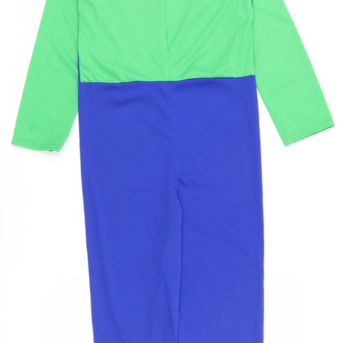 Preworn Boys Multicoloured  100% Polyester  One Piece Size L  Zip - Luigi Costume