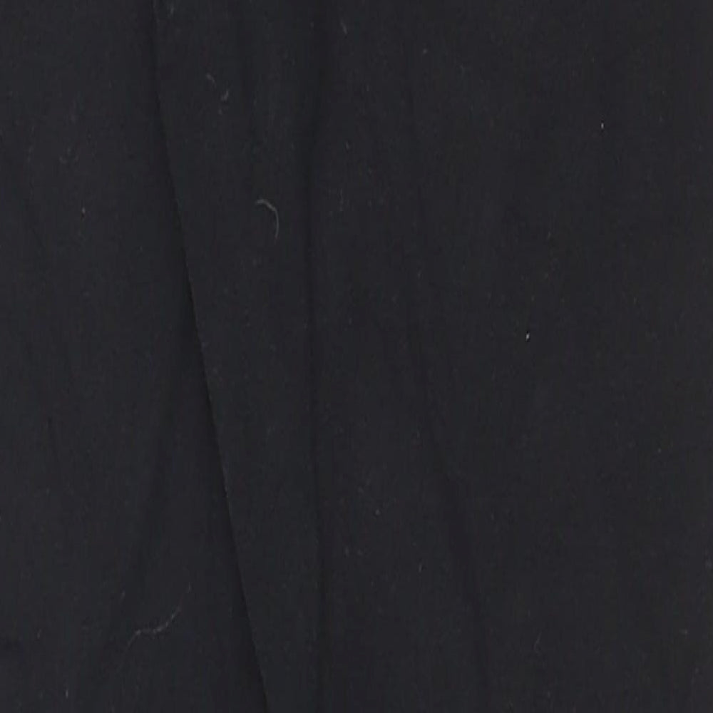 NEXT Girls Black  Cotton Jogger Trousers Size 8 Years  Regular Pullover - Leggings