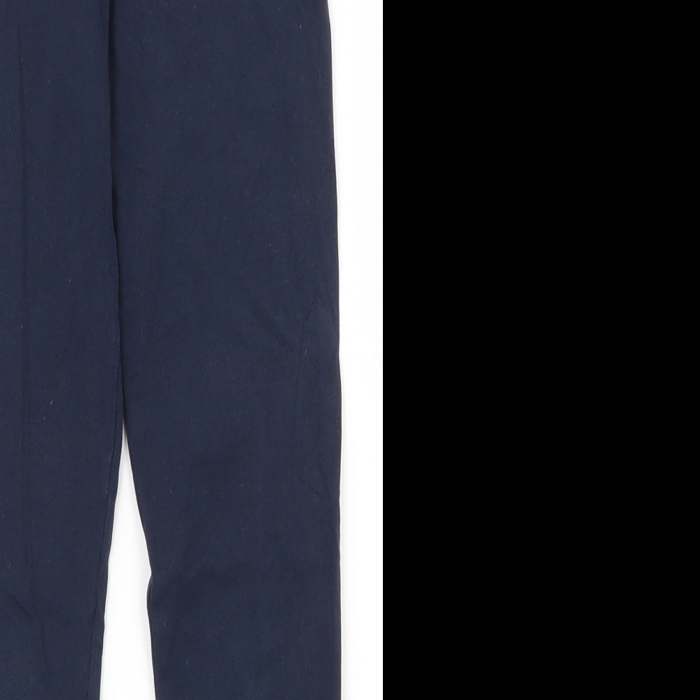 Primark Girls Blue  Cotton Jogger Trousers Size 7-8 Years  Regular Pullover - Leggings