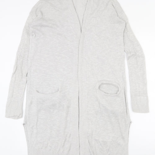 Gap Womens Grey V-Neck  Polyester Cardigan Jumper Size S