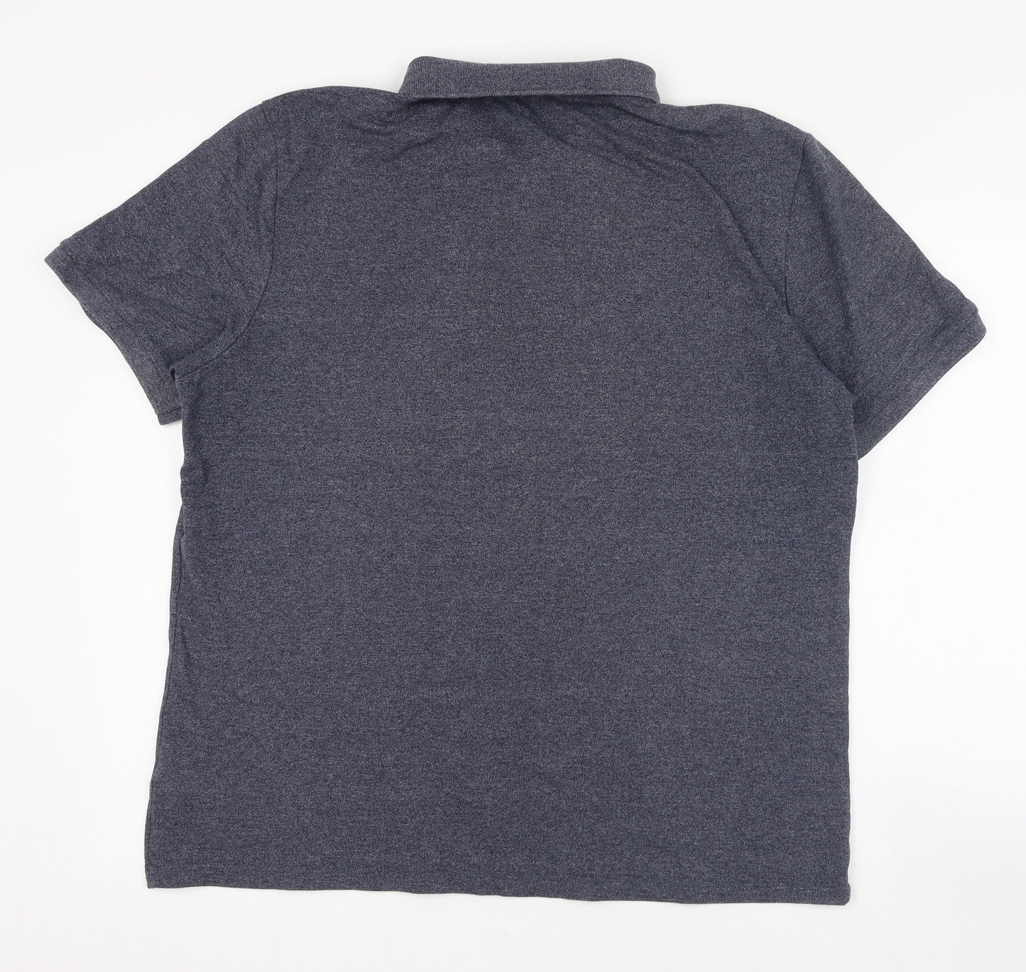 F&F Mens Blue  Cotton  Polo Size XL Collared Pullover