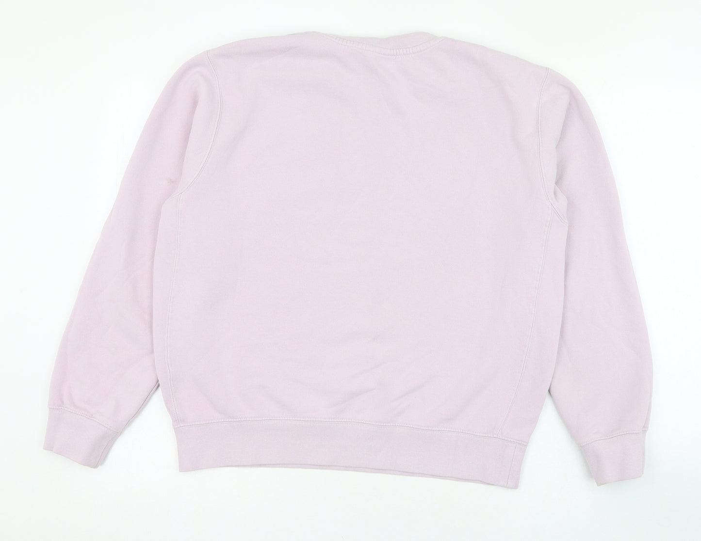 Nike Womens Pink  Cotton Pullover Sweatshirt Size S  Pullover