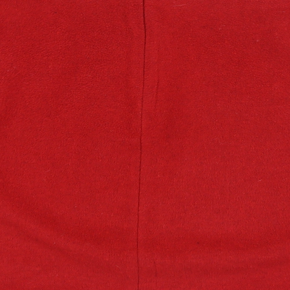 George Womens Red  Polyester Straight & Pencil Skirt Size 14   Zip