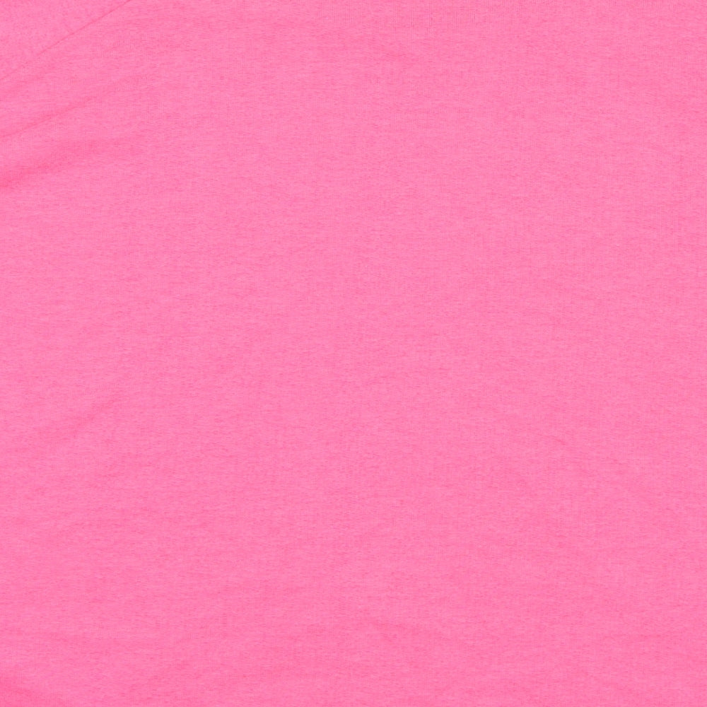 Simply Be Womens Pink  Polyester Pullover Sweatshirt Size 28  Pullover