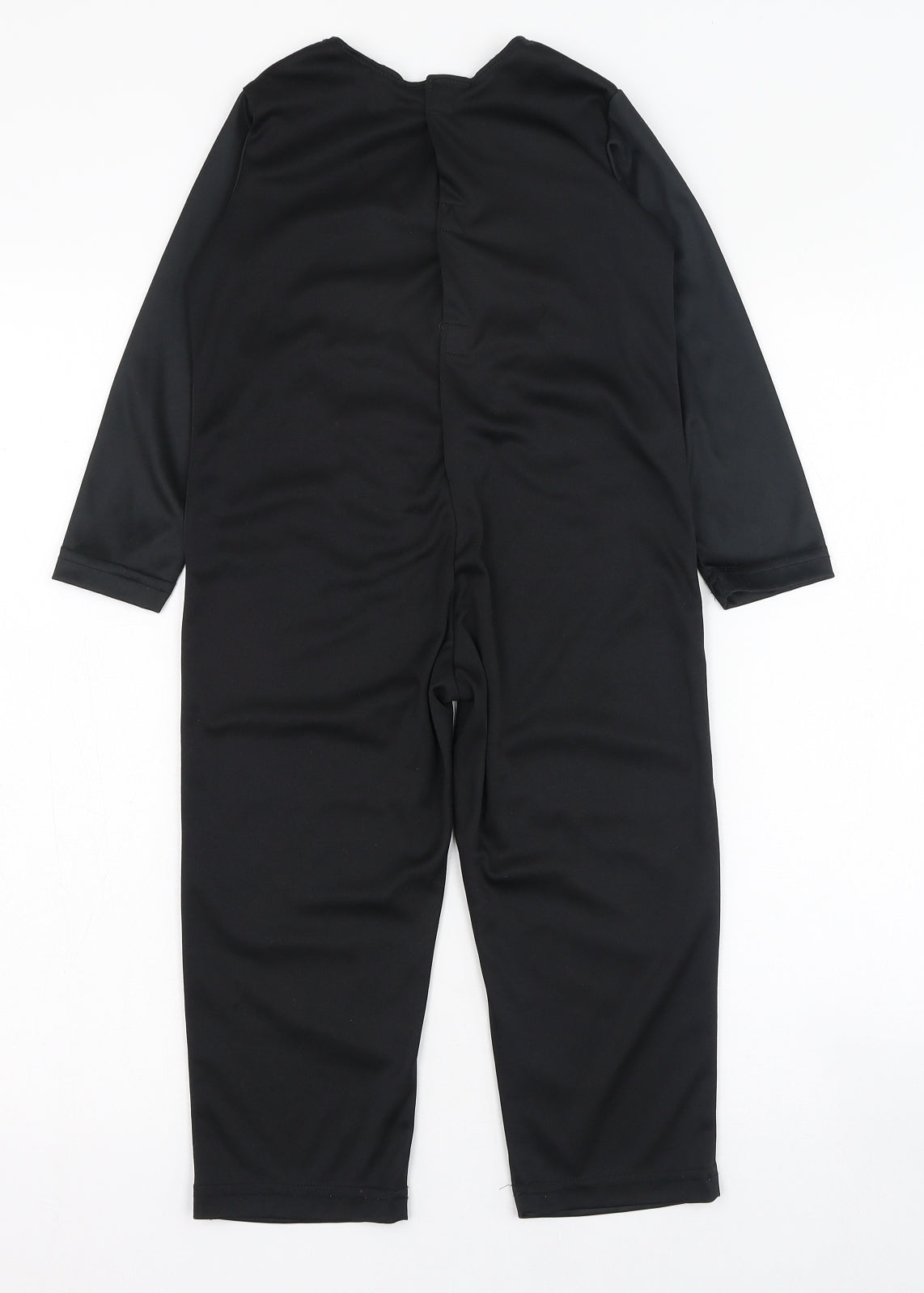 Morrisons Boys Black  Polyester  One Piece Size 3-4 Years  Hook & Loop - Sketeton, Fancy dress, Halloween, Costume