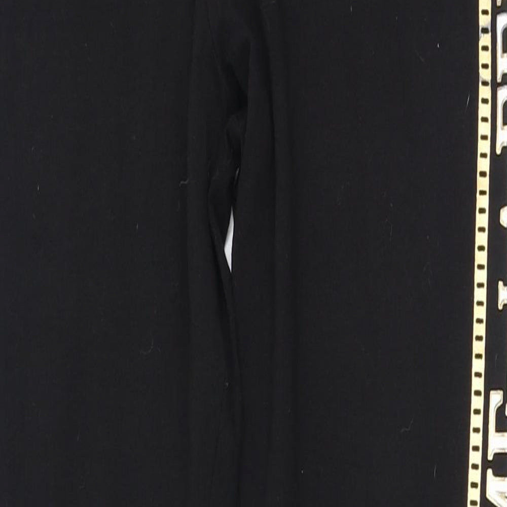 Pep&co Womens Black  Cotton Jogger Leggings Size 12 L26 in