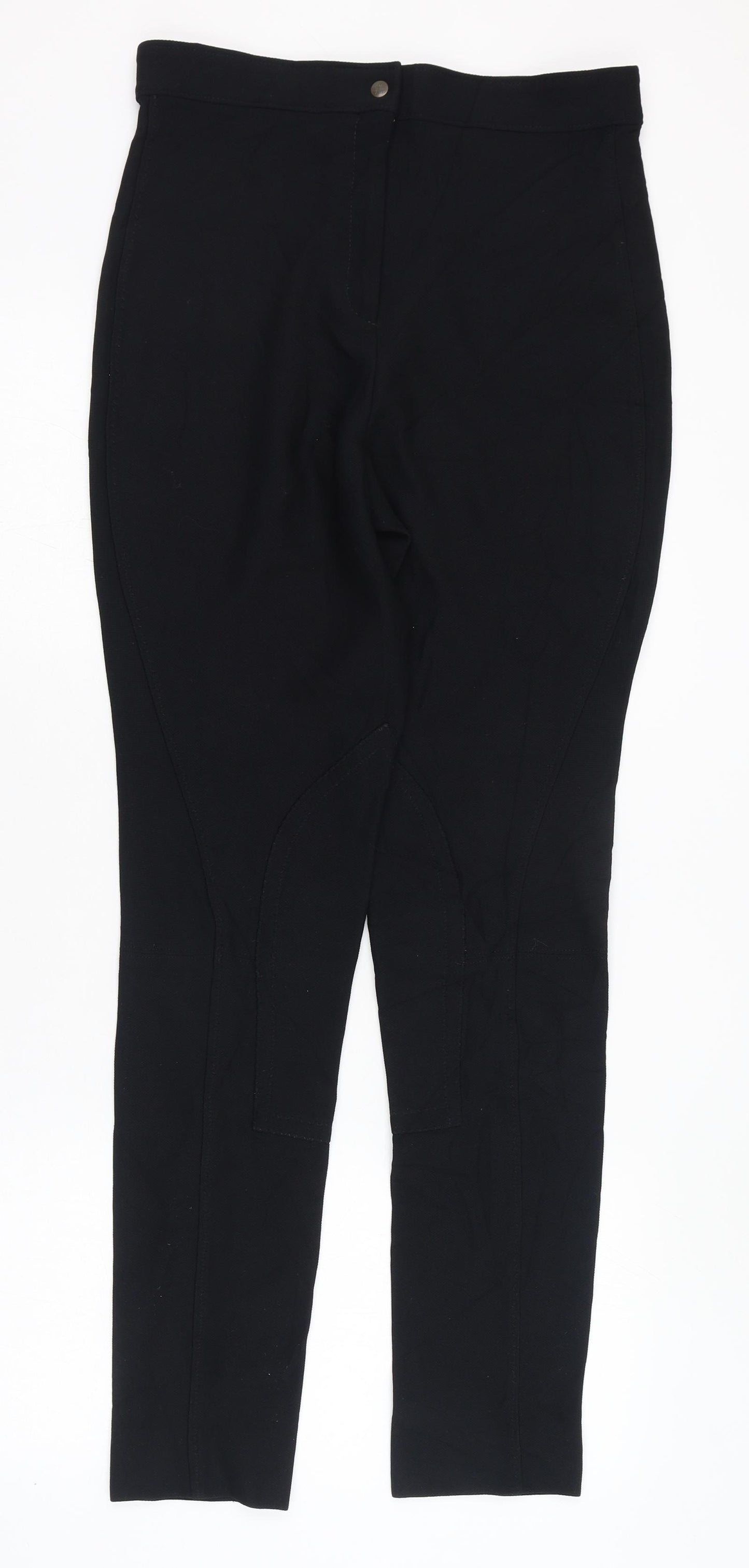 saddle master Womens Black  Nylon Jogger Leggings Size 12 L29 in   - Jodhpurs