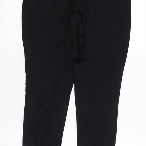 saddle master Womens Black  Nylon Jogger Leggings Size 12 L29 in   - Jodhpurs