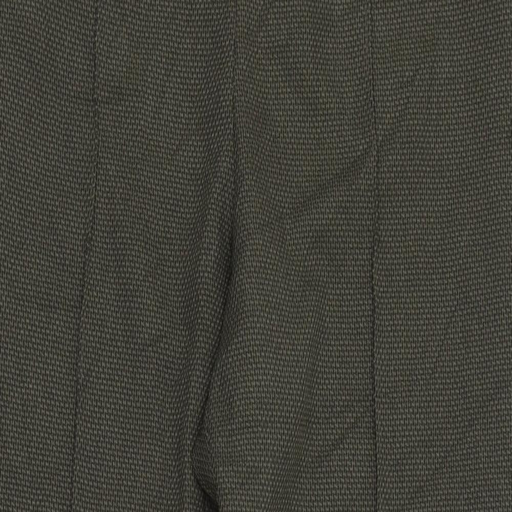 Honor Milburn Womens Green  Polyester Carrot Trousers Size 14 L26 in Regular