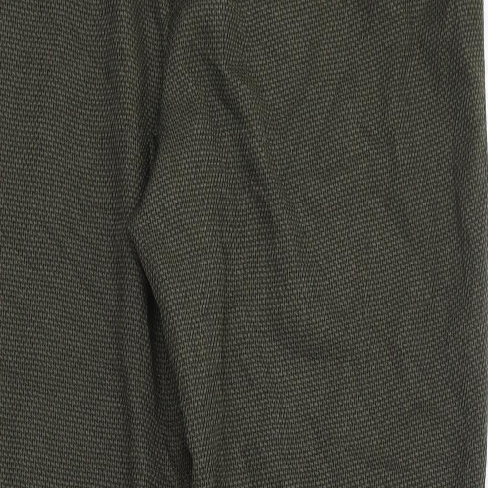 Honor Milburn Womens Green  Polyester Carrot Trousers Size 14 L26 in Regular