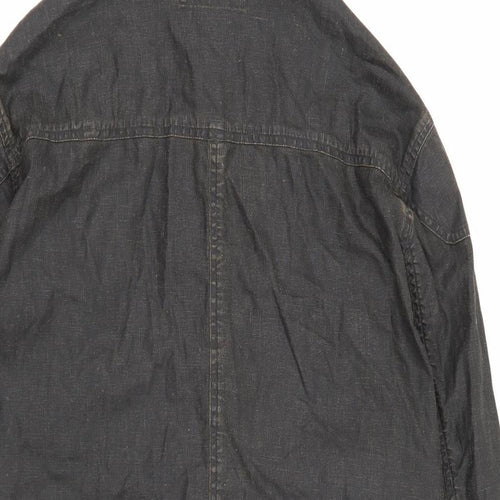 Rocha John Rocha Mens Brown   Jacket Coat Size M  Button