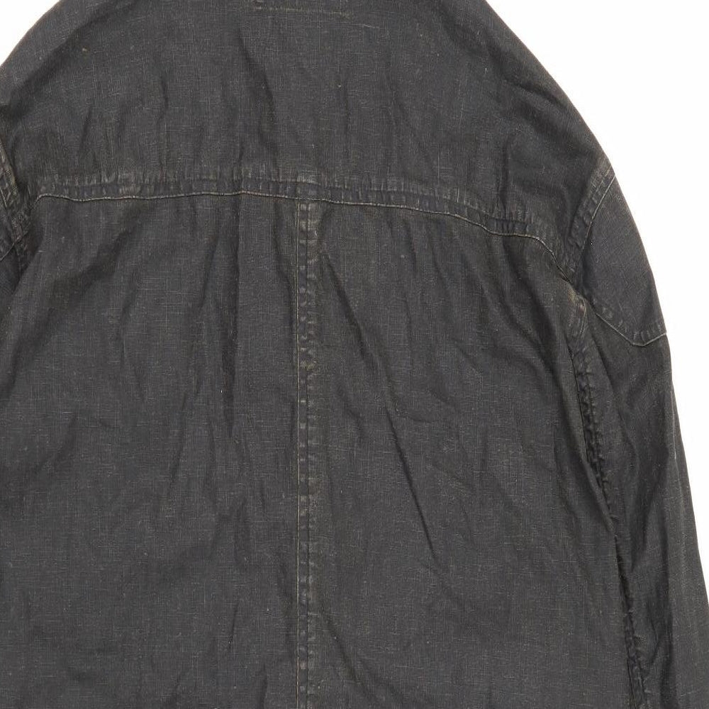 Rocha John Rocha Mens Brown   Jacket Coat Size M  Button