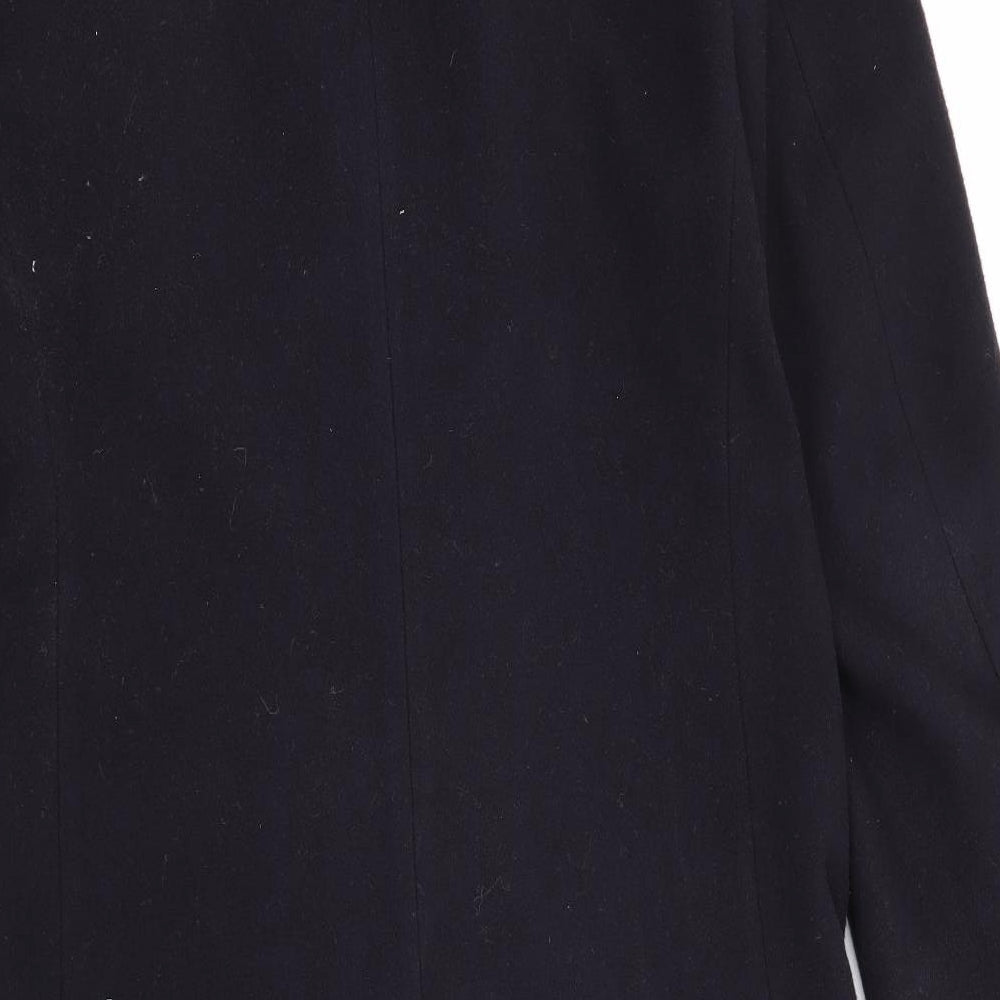 St michael Mens Blue   Overcoat Coat Size M  Button