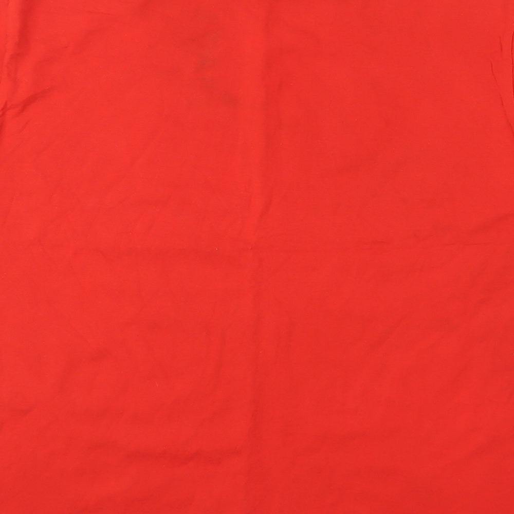 Budweiser Mens Red  Cotton  T-Shirt Size XL Round Neck