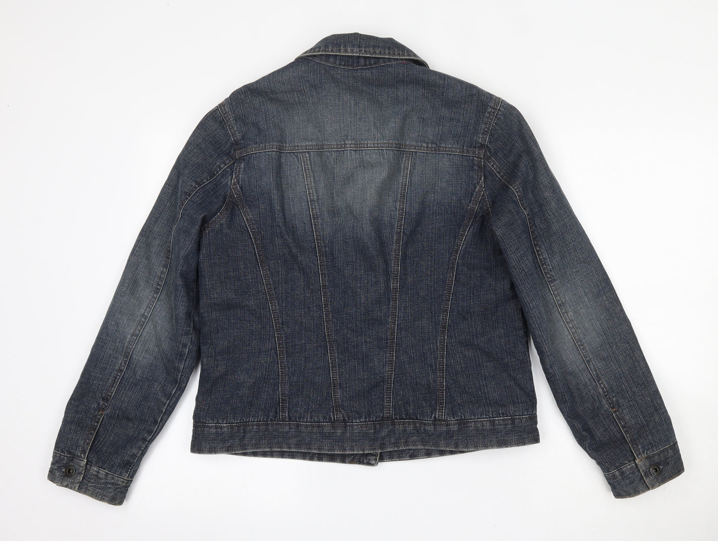 Monsoon Womens Blue   Jacket  Size 12  Buckle