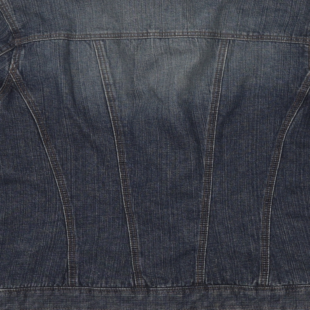 Monsoon Womens Blue   Jacket  Size 12  Buckle