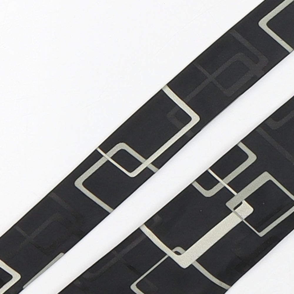 BHS Mens Multicoloured Geometric Polyester Pointed Tie One Size