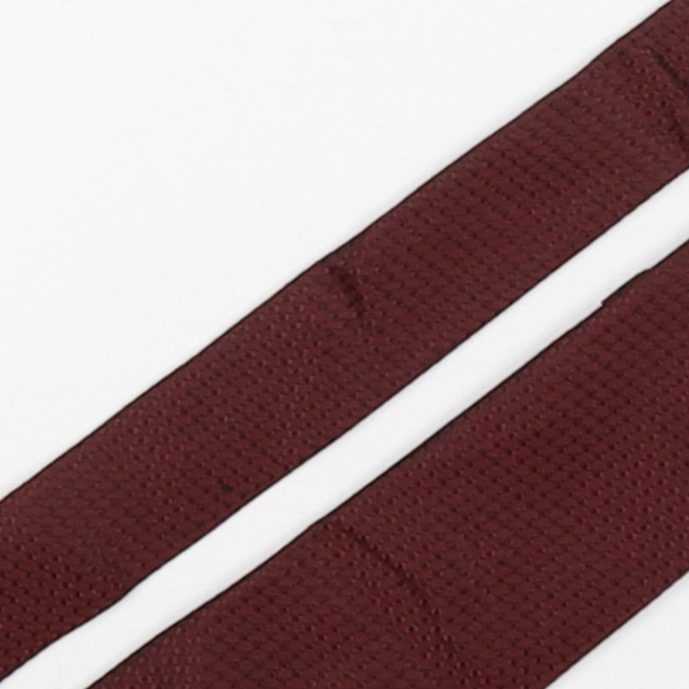 Austin Reed Mens Red Grenadine Silk Pointed Tie One Size