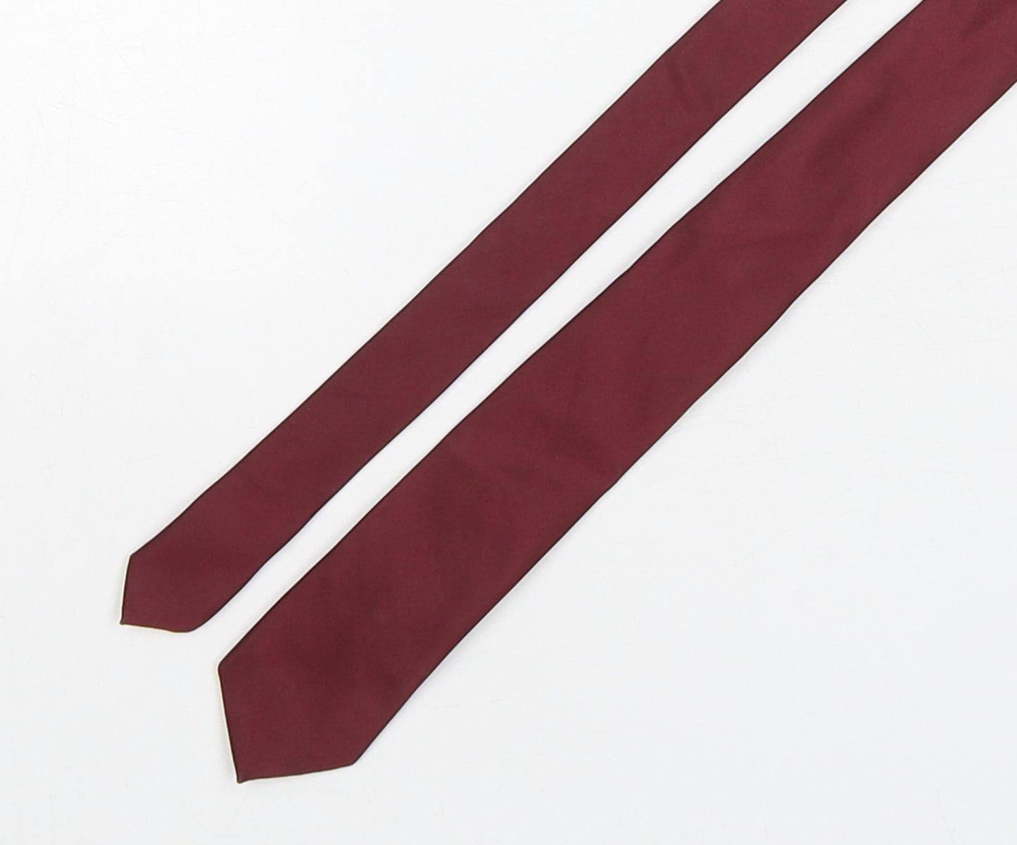 NEXT Mens Red  Polyester Pointed Tie One Size