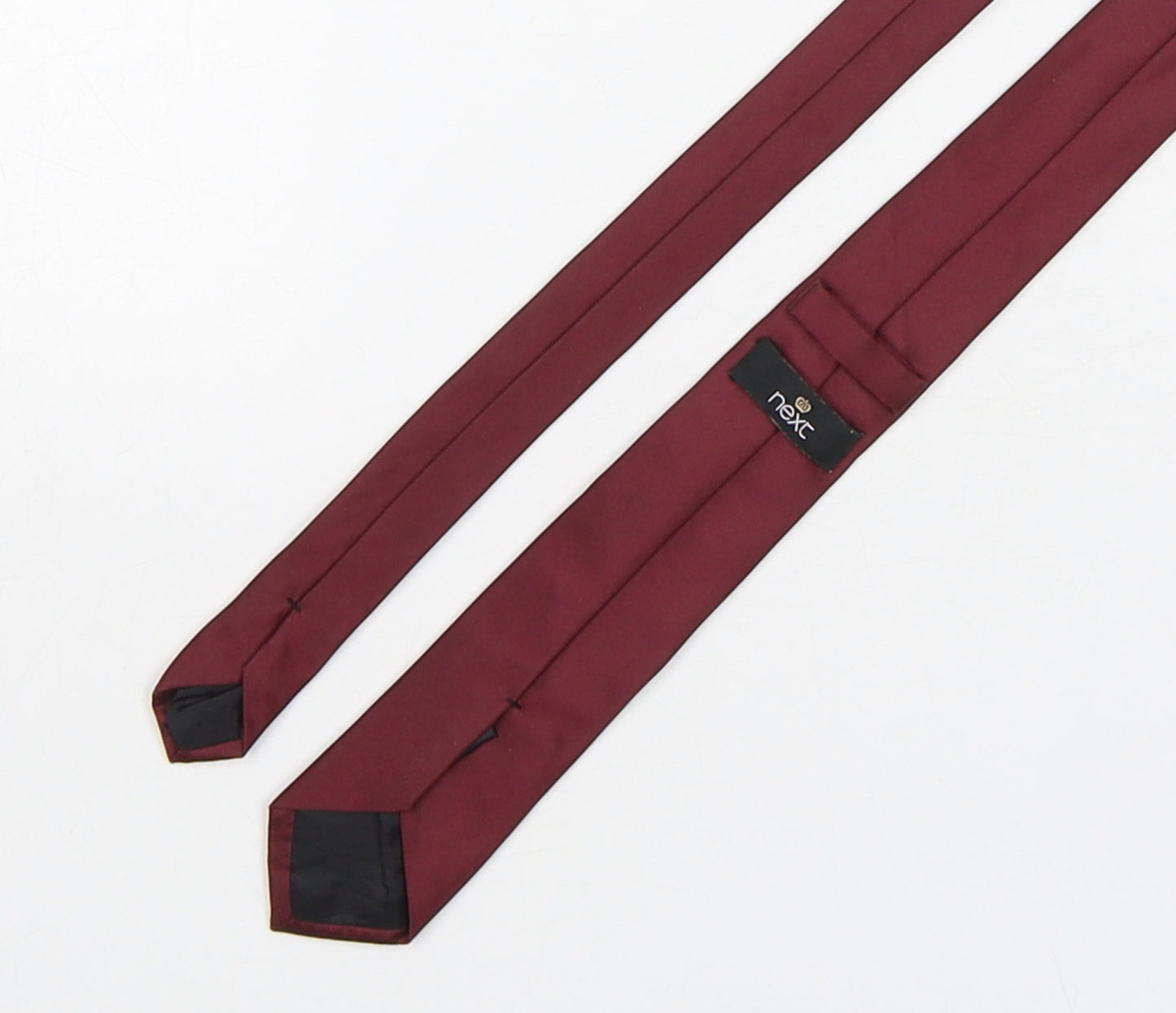 NEXT Mens Red  Polyester Pointed Tie One Size