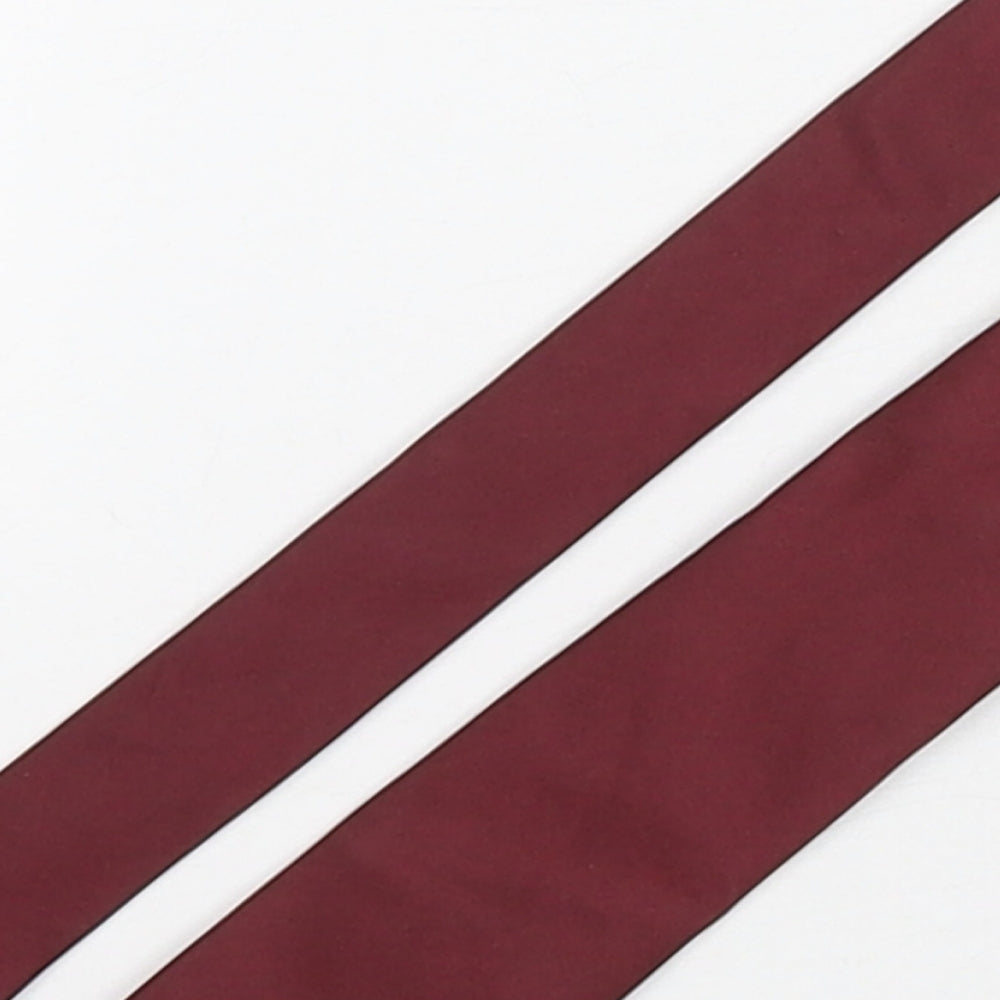 NEXT Mens Red  Polyester Pointed Tie One Size