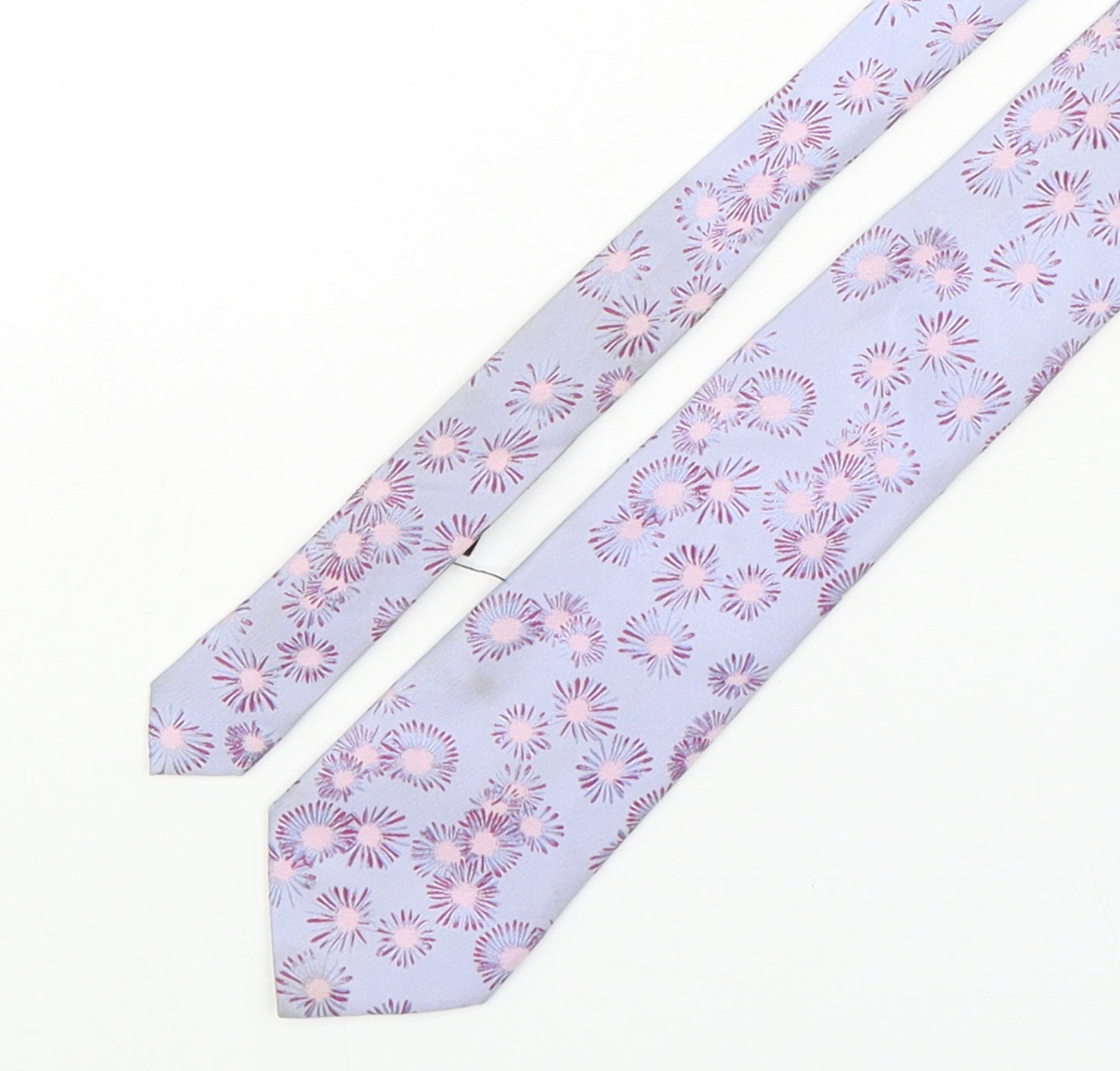 T.M.Lewin  Mens Multicoloured Floral Silk Pointed Tie One Size