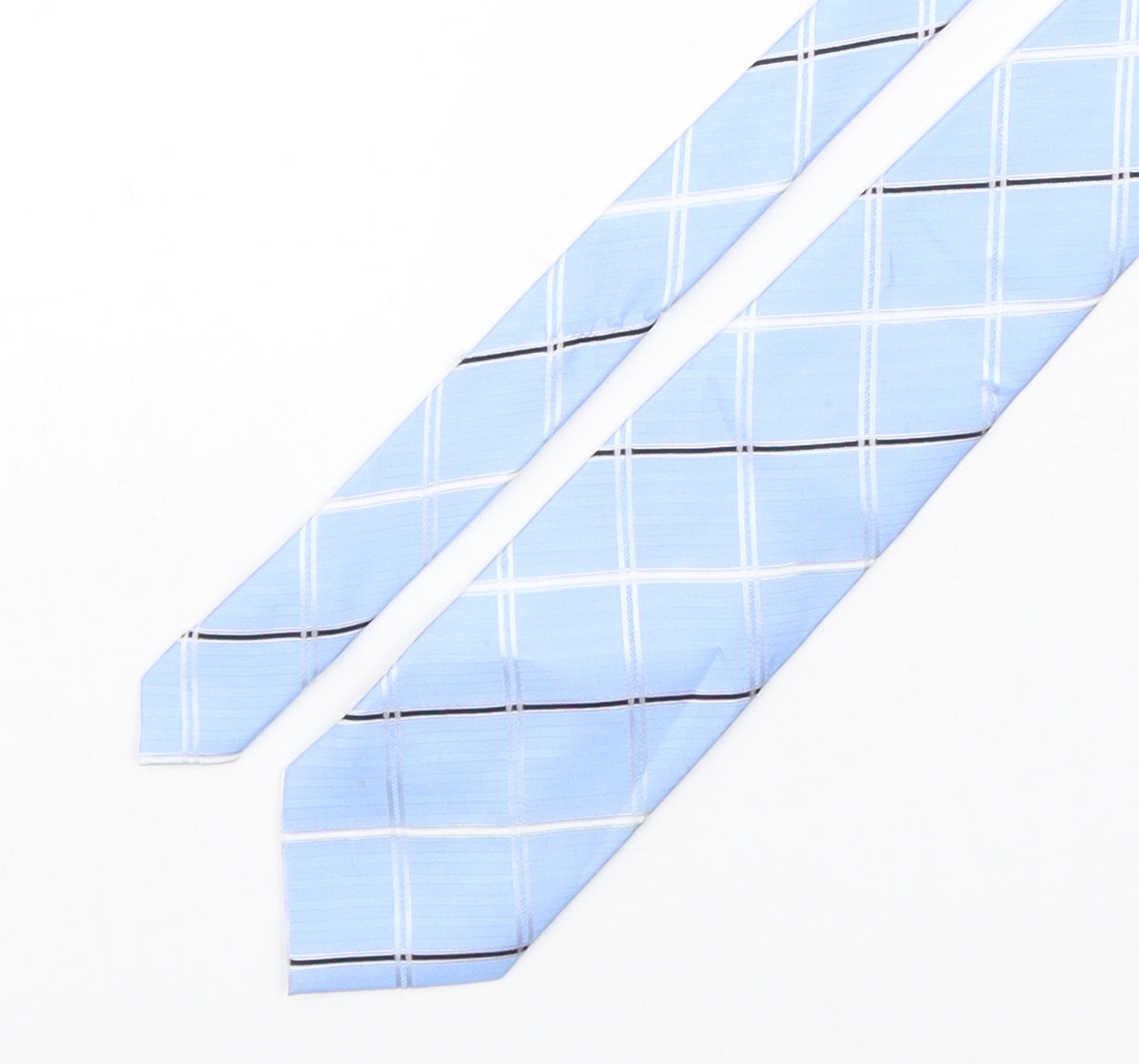 Thomas Nash  Mens Multicoloured Plaids & Checks Polyester Pointed Tie One Size