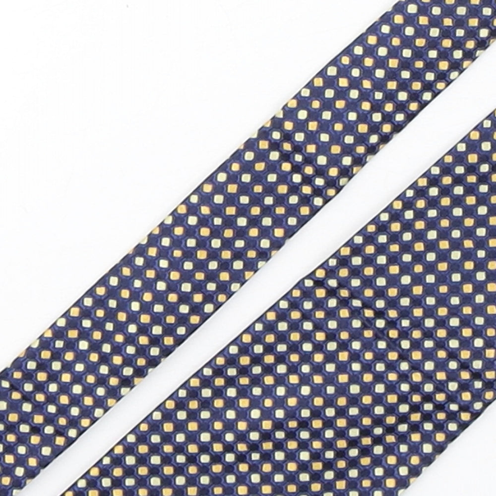 Marks and Spencer Mens Multicoloured Geometric Silk Pointed Tie One Size