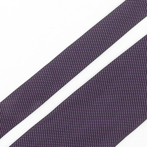 Fletchers Gallery  Mens Multicoloured Plaids & Checks Polyester Pointed Tie One Size