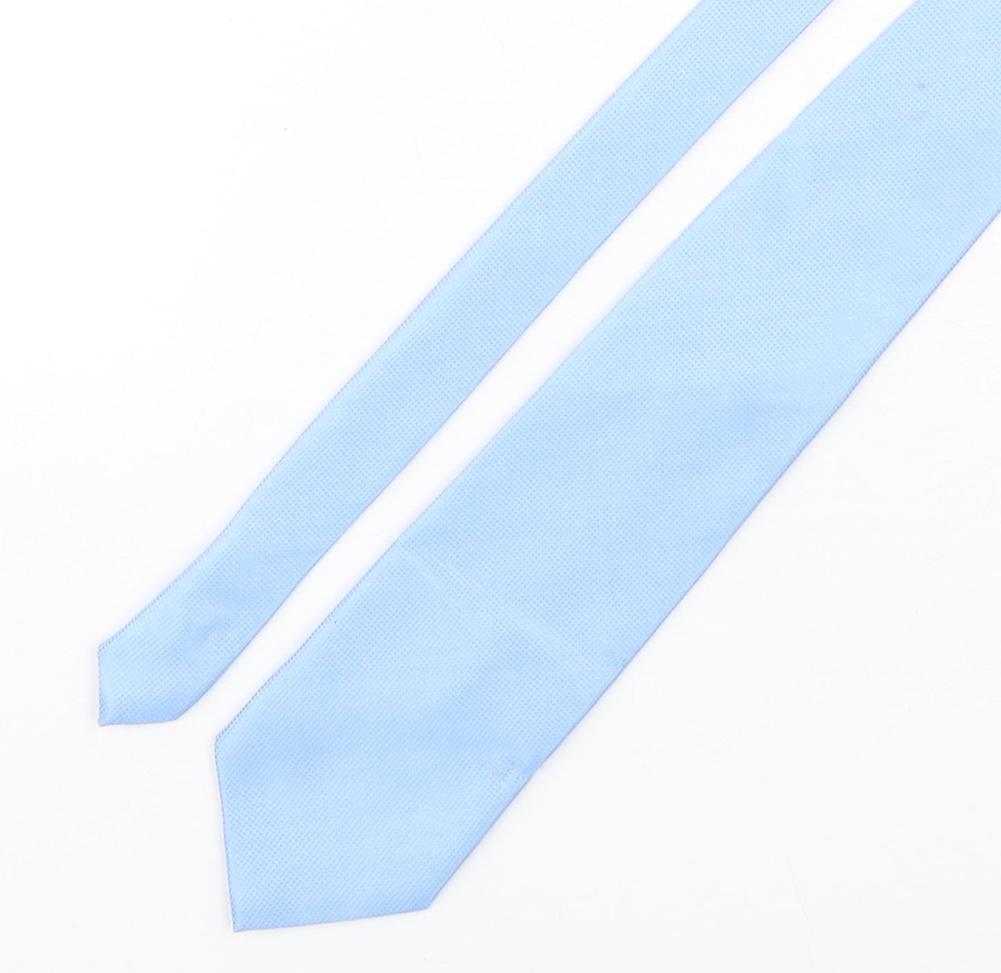 Firence Mens Blue  Silk Pointed Tie One Size