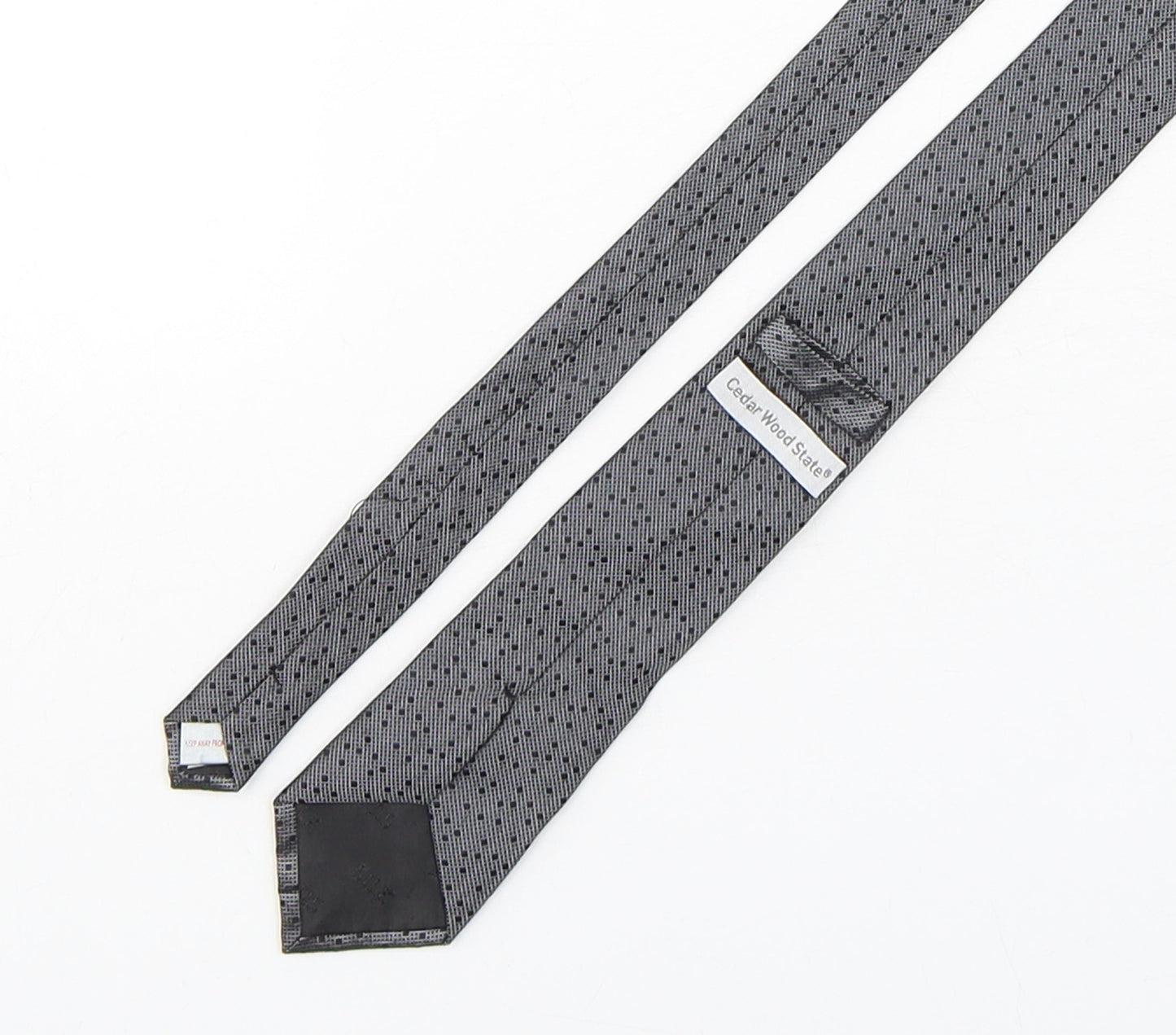 Cedar Wood State Mens Multicoloured Polka Dot Silk Pointed Tie One Size