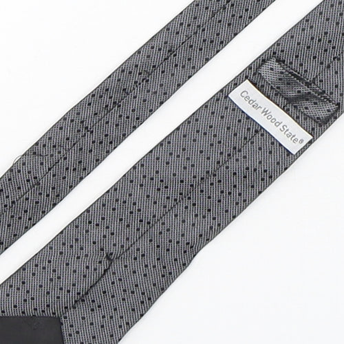 Cedar Wood State Mens Multicoloured Polka Dot Silk Pointed Tie One Size