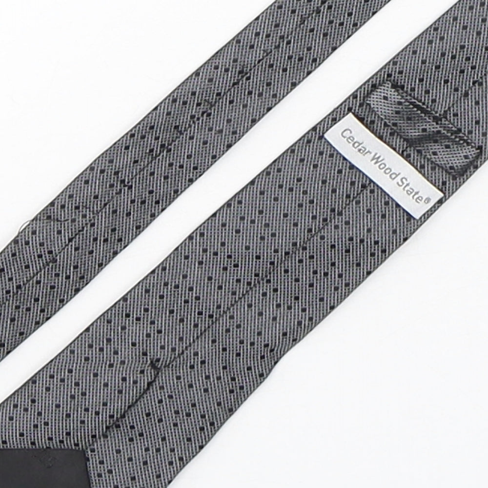 Cedar Wood State Mens Multicoloured Polka Dot Silk Pointed Tie One Size