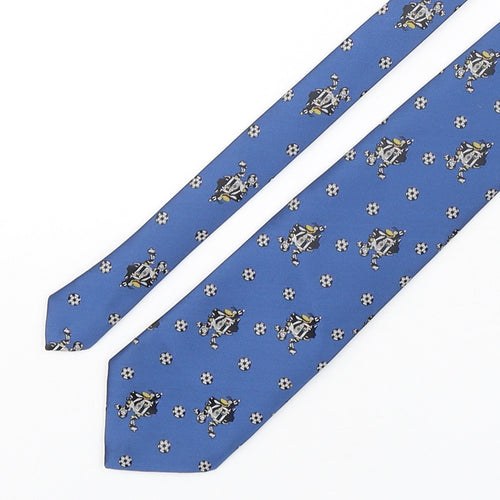 Newcastle United Mens Blue Geometric Polyester Pointed Tie One Size