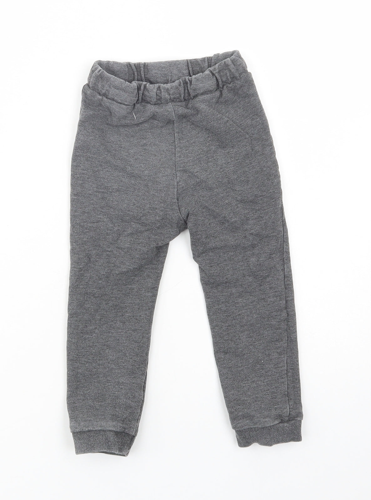 So Cute Boys Grey  Cotton Jogger Trousers Size 2-3 Years  Regular Drawstring