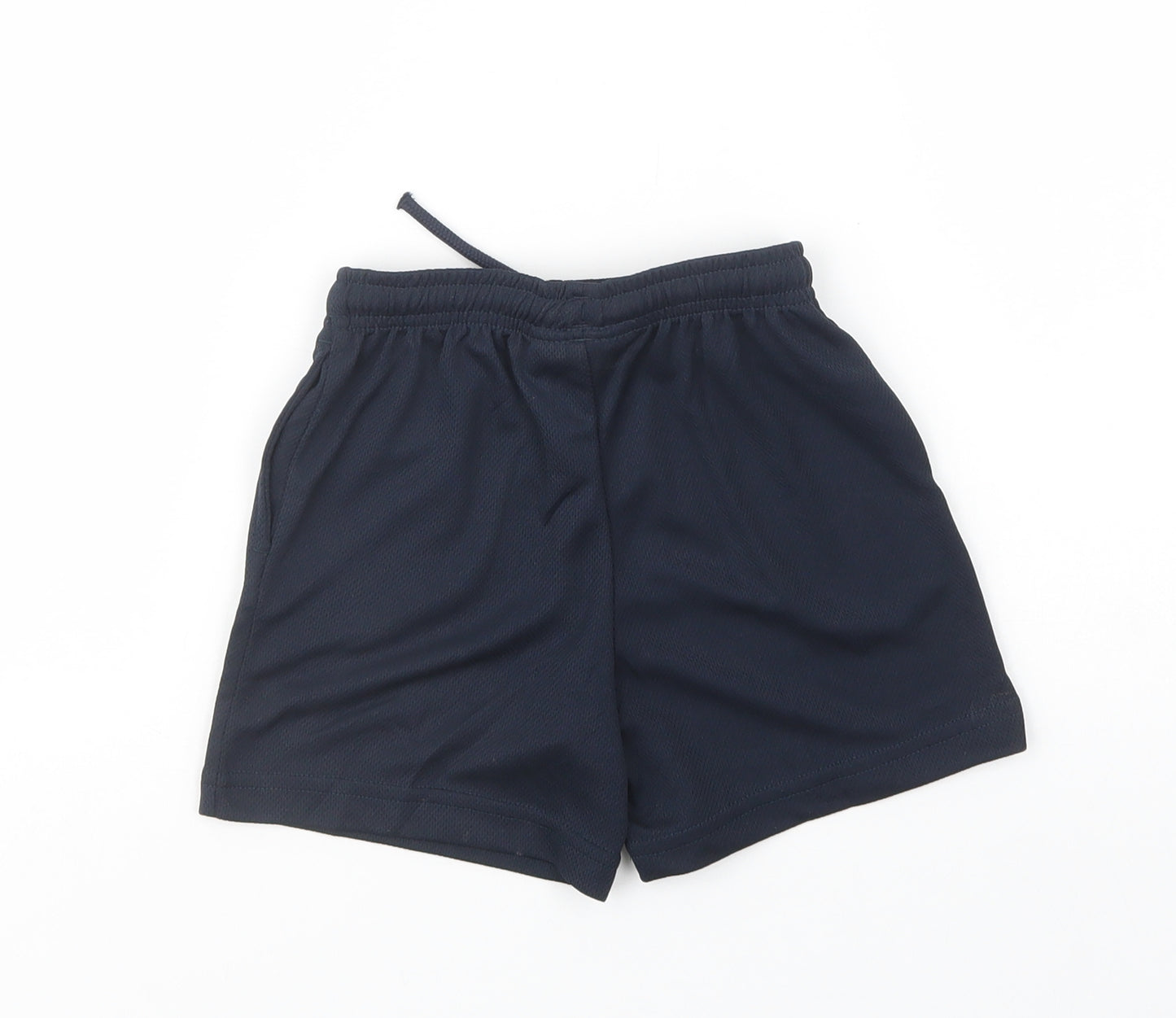 NEXT Boys Blue  Polyester Sweat Shorts Size 4 Years  Regular Drawstring