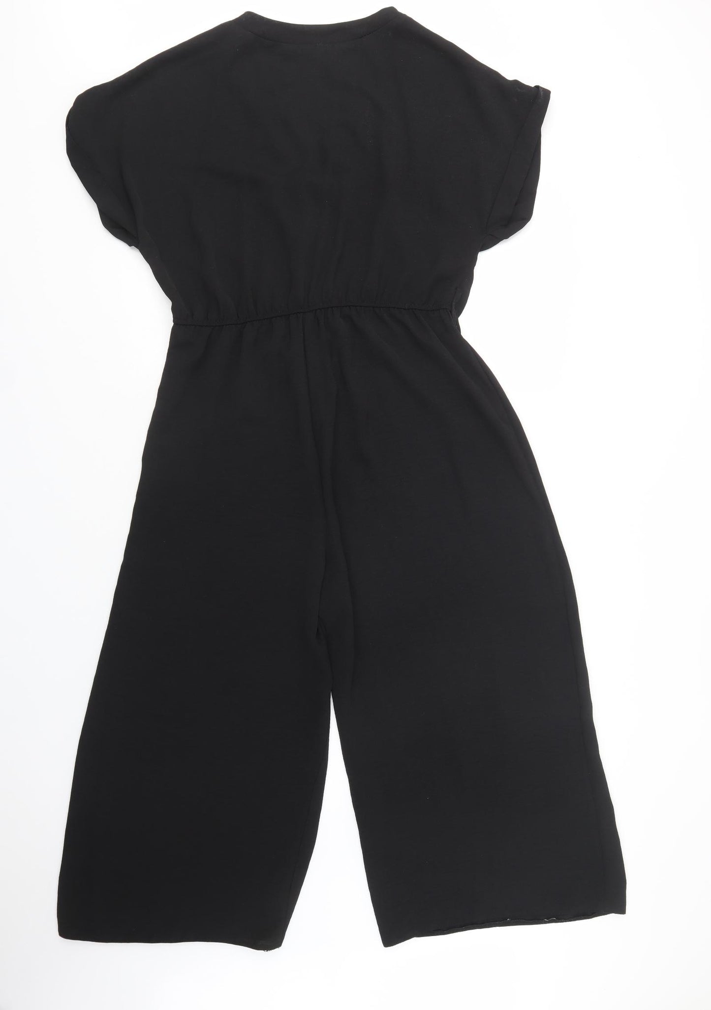 New Look Womens Black  Polyester Jumpsuit One-Piece Size 16 L20 in Button