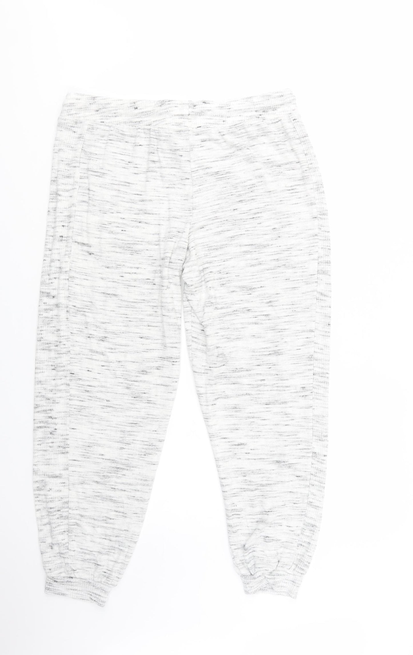 Marks and Spencer Womens Grey  Viscose  Lounge Pants Size 16  Drawstring