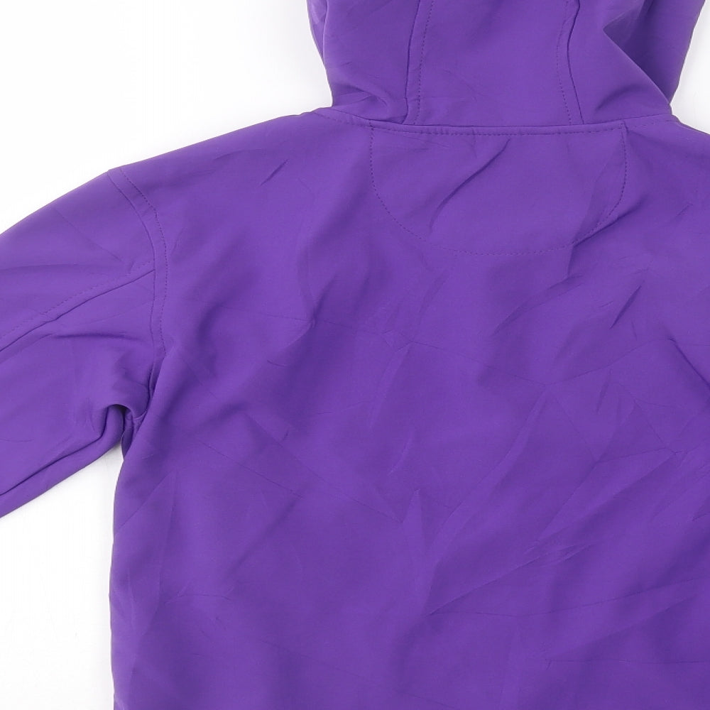 Regatta Girls Purple   Windbreaker Jacket Size 11-12 Years  Zip