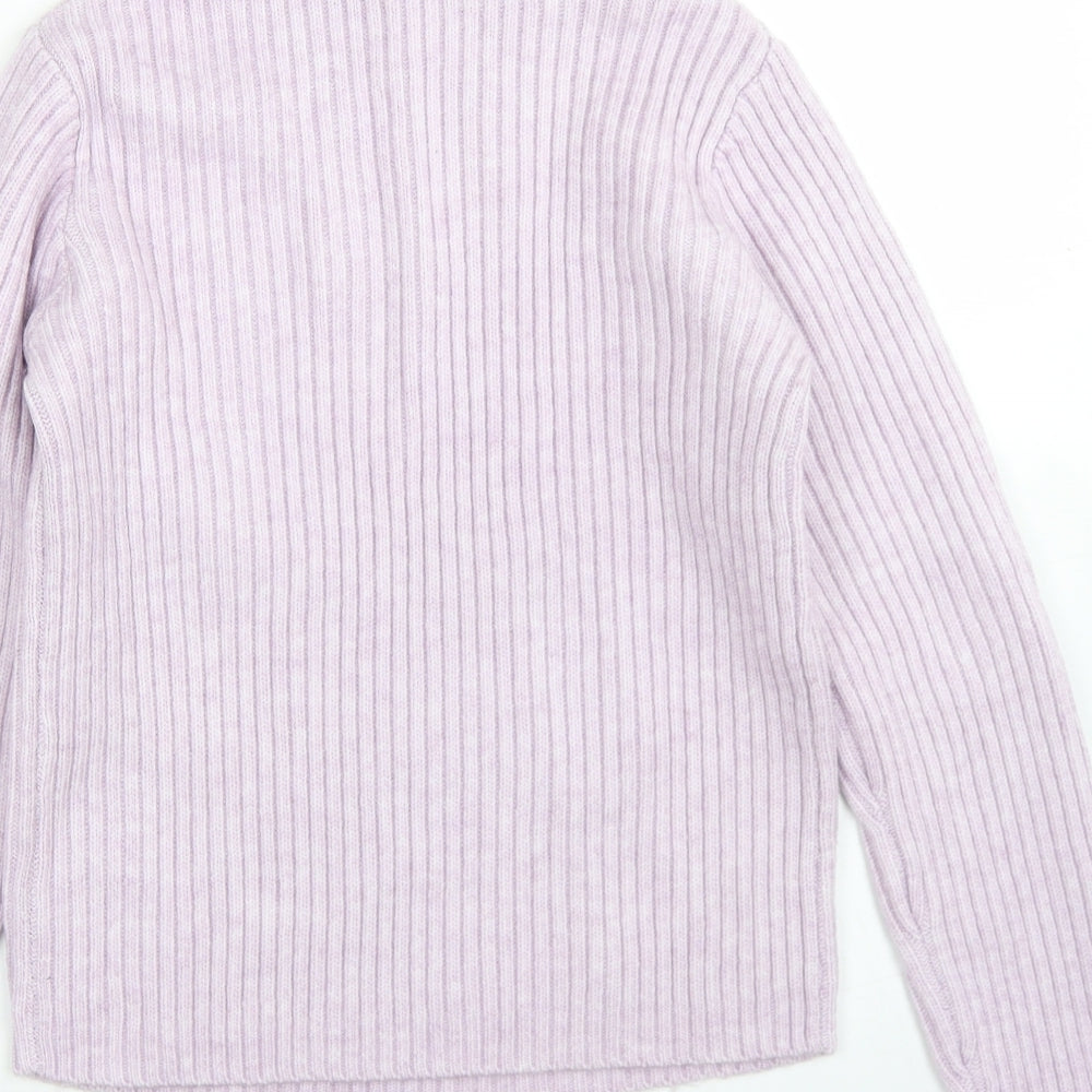 Primark Womens Purple Roll Neck  Polyester Pullover Jumper Size XS