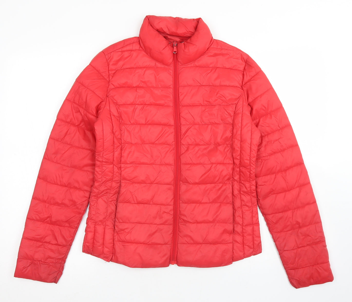 Primark Womens Red   Puffer Jacket Jacket Size XS  Zip