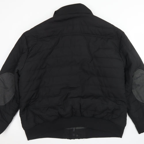 George Mens Black   Puffer Jacket Coat Size 3XL  Zip