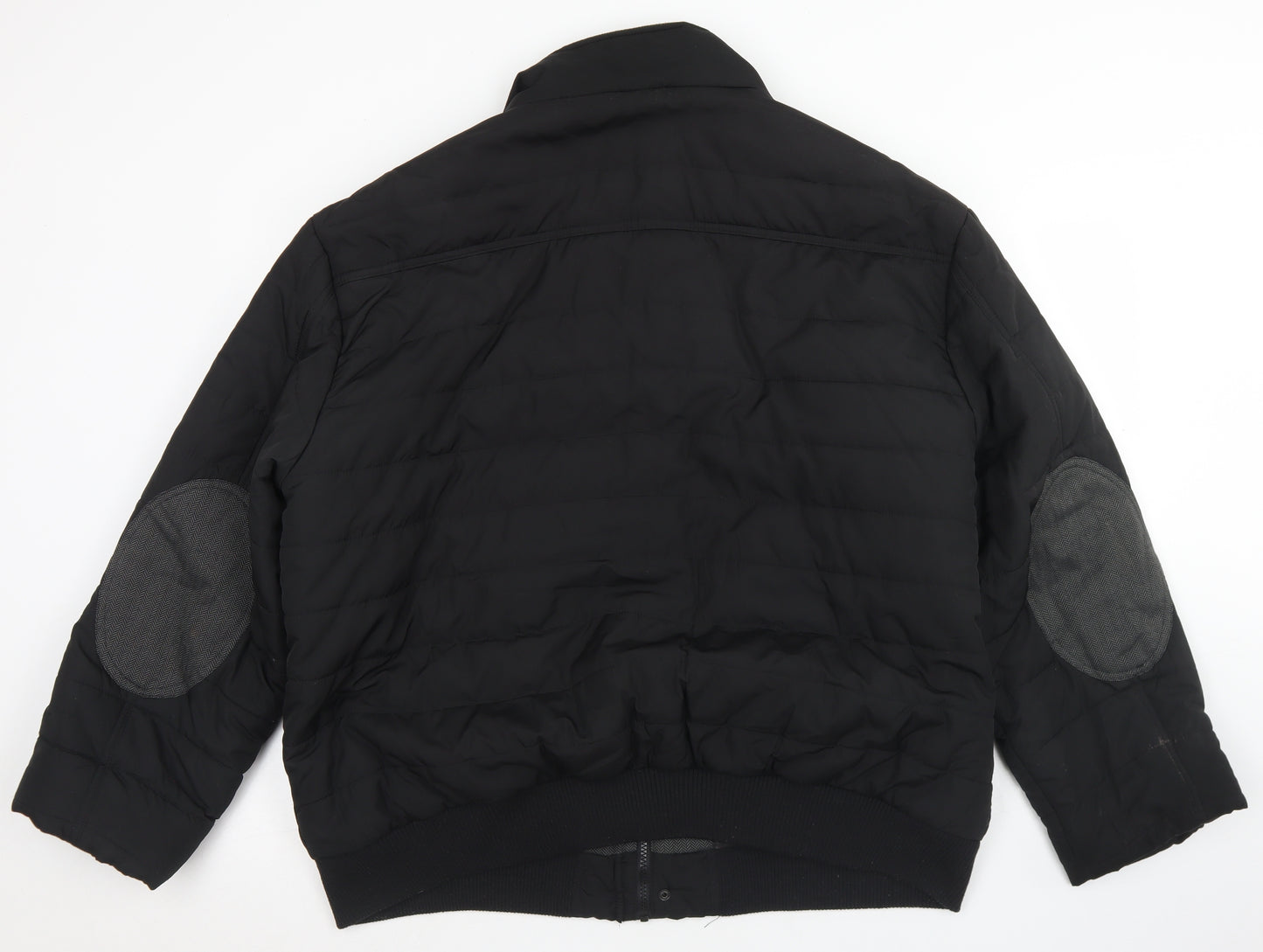 George Mens Black   Puffer Jacket Coat Size 3XL  Zip