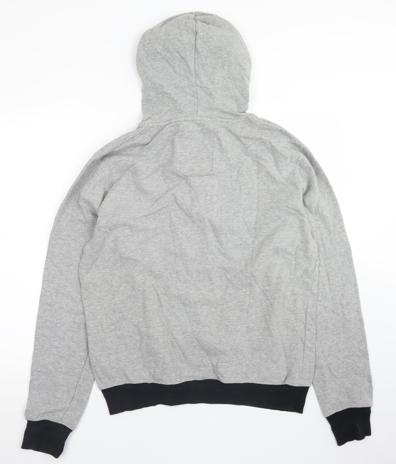 Dissident Mens Grey  Cotton Pullover Hoodie Size XL