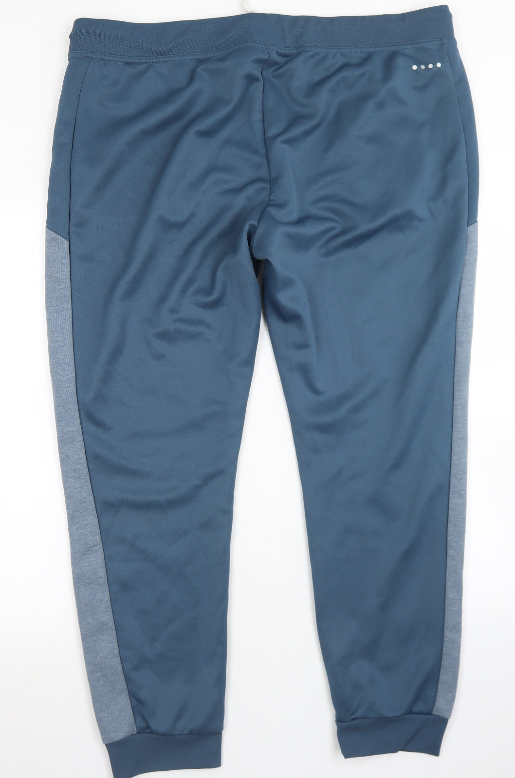 Souluxe  Mens Blue  Polyester Jogger Trousers Size XL L27 in Regular Drawstring