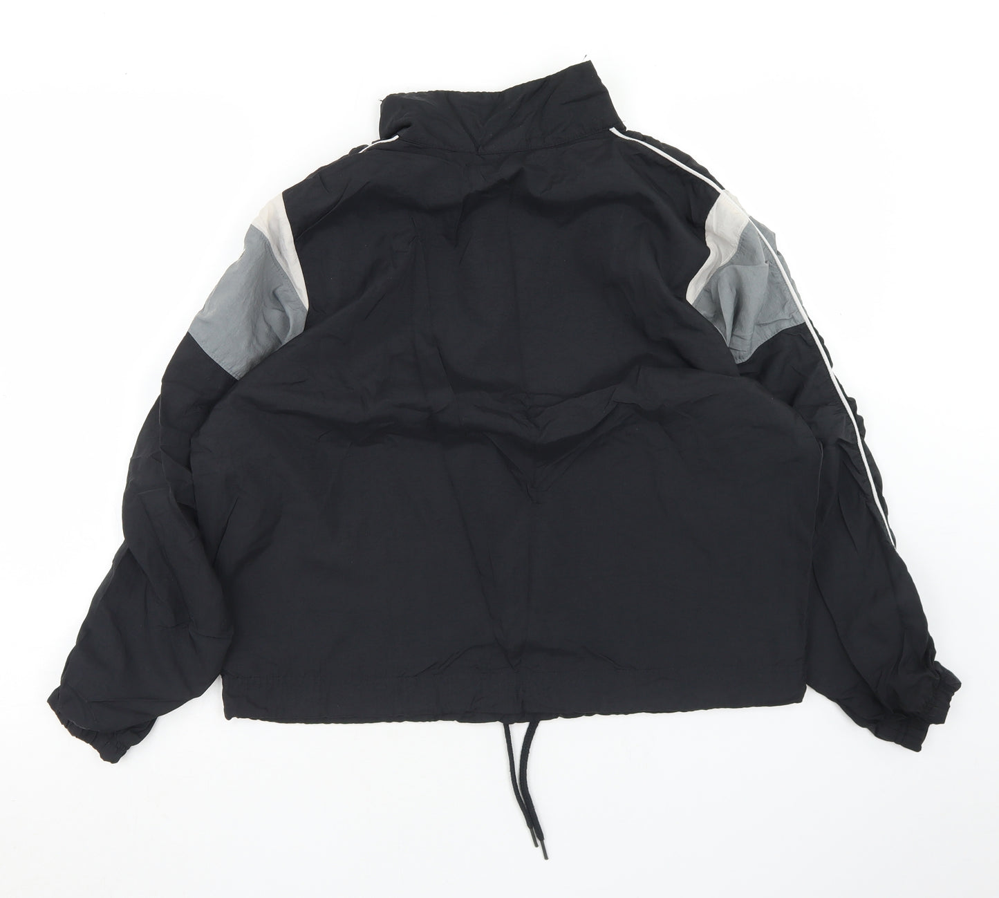Nike Womens Black   Windbreaker Jacket Size XS  Zip - Cropped