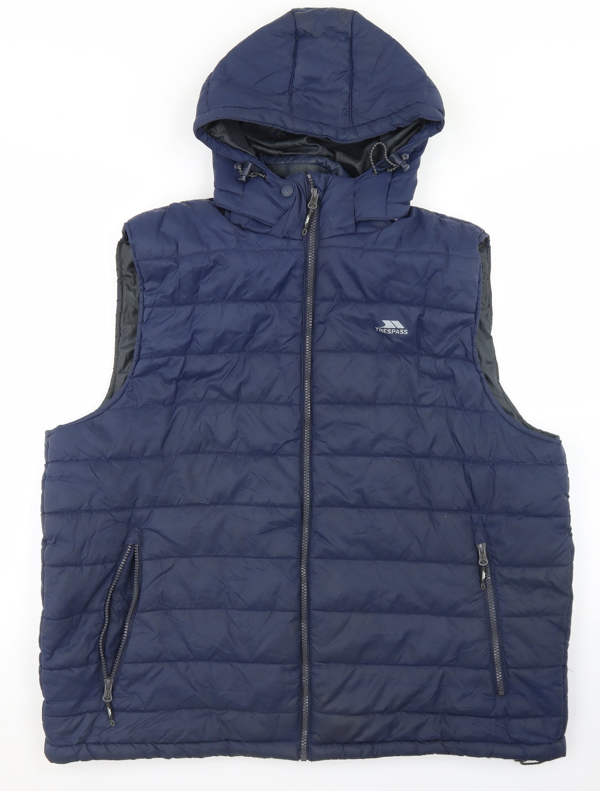 Trespass Mens Blue   Gilet Coat Size XL  Zip