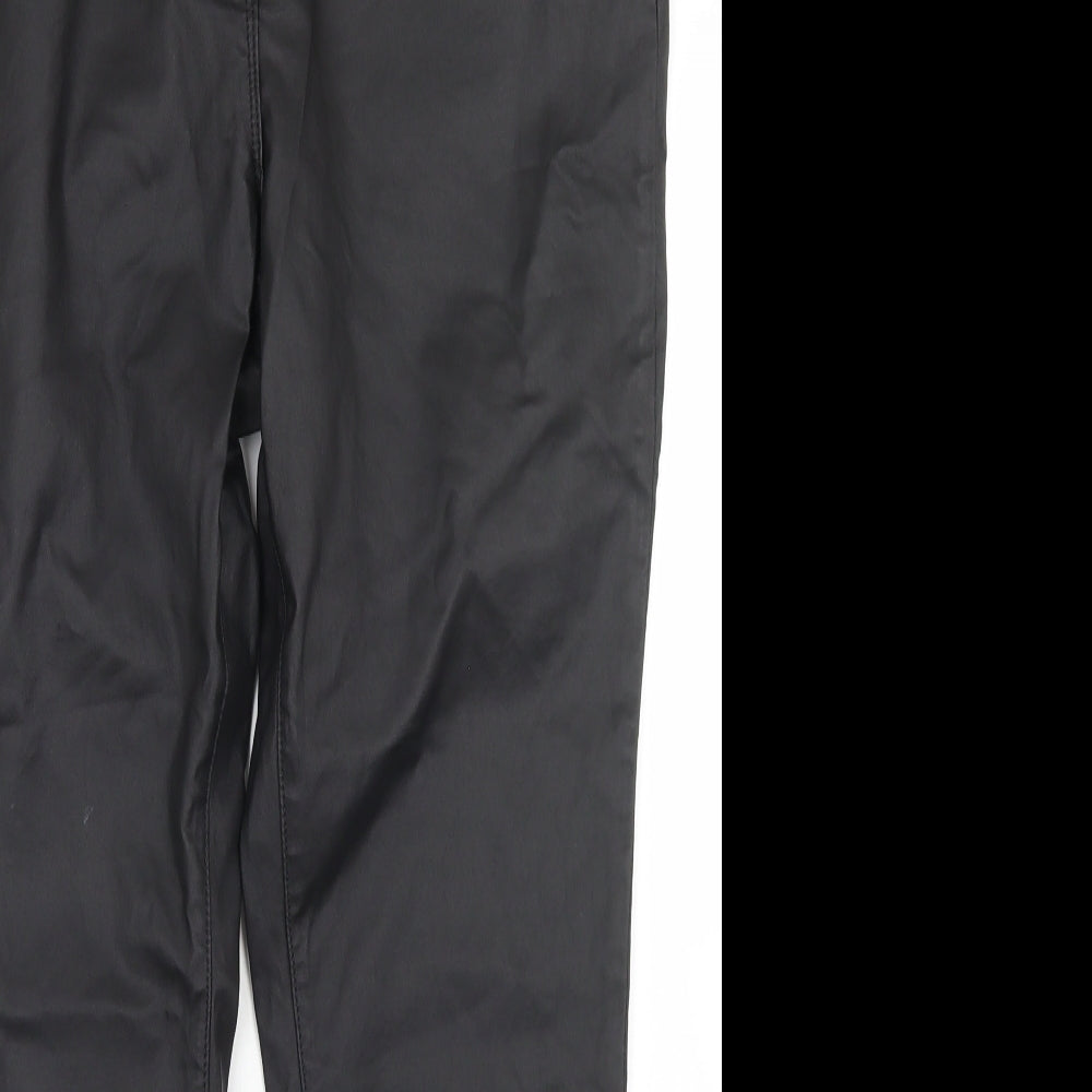 NEXT Womens Black  Viscose Skinny Jeans Size 18 L27 in Regular Button