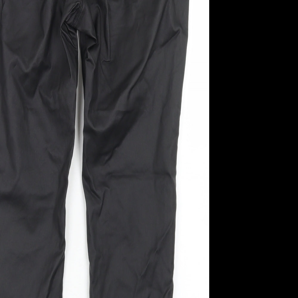 NEXT Womens Black  Viscose Skinny Jeans Size 18 L27 in Regular Button